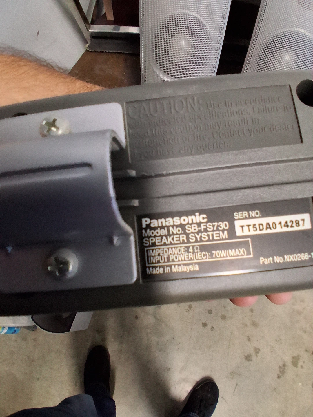 Panasonic Home Theater Speaker Set - photo 3