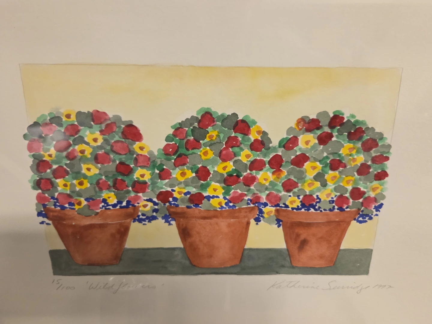 15/100 Katherine Surridge Wildflowers Limited Edition Print - photo 2
