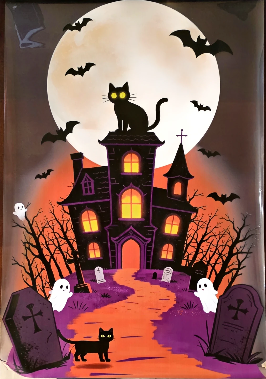 Scary Halloween Window Decals – Decor | No Glue | No Residue - photo 2