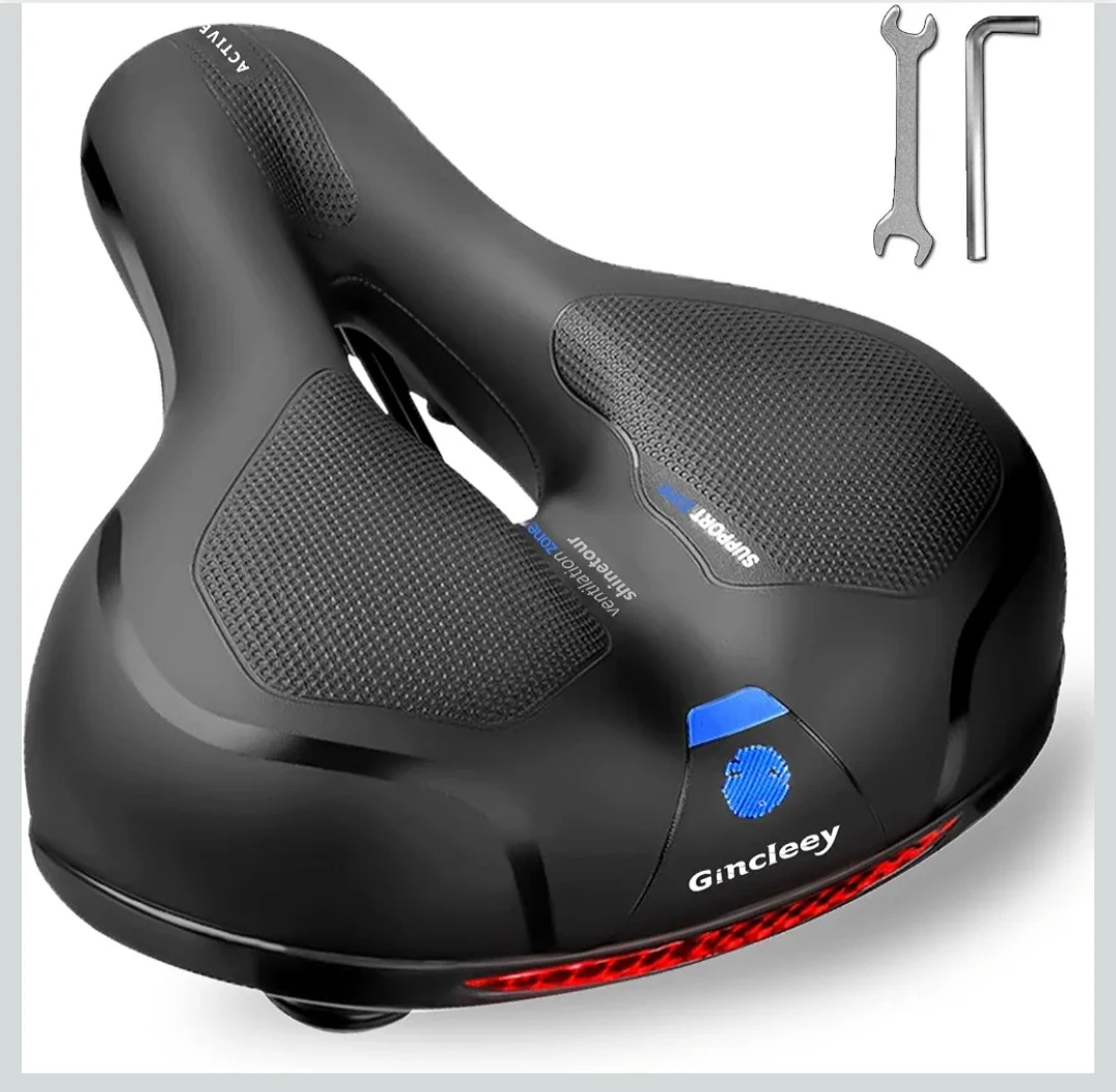 Gincleey Comfortable Waterproof Bicycle Saddle