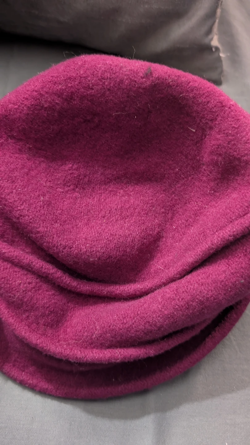 Magenta Parisean Felt Hat