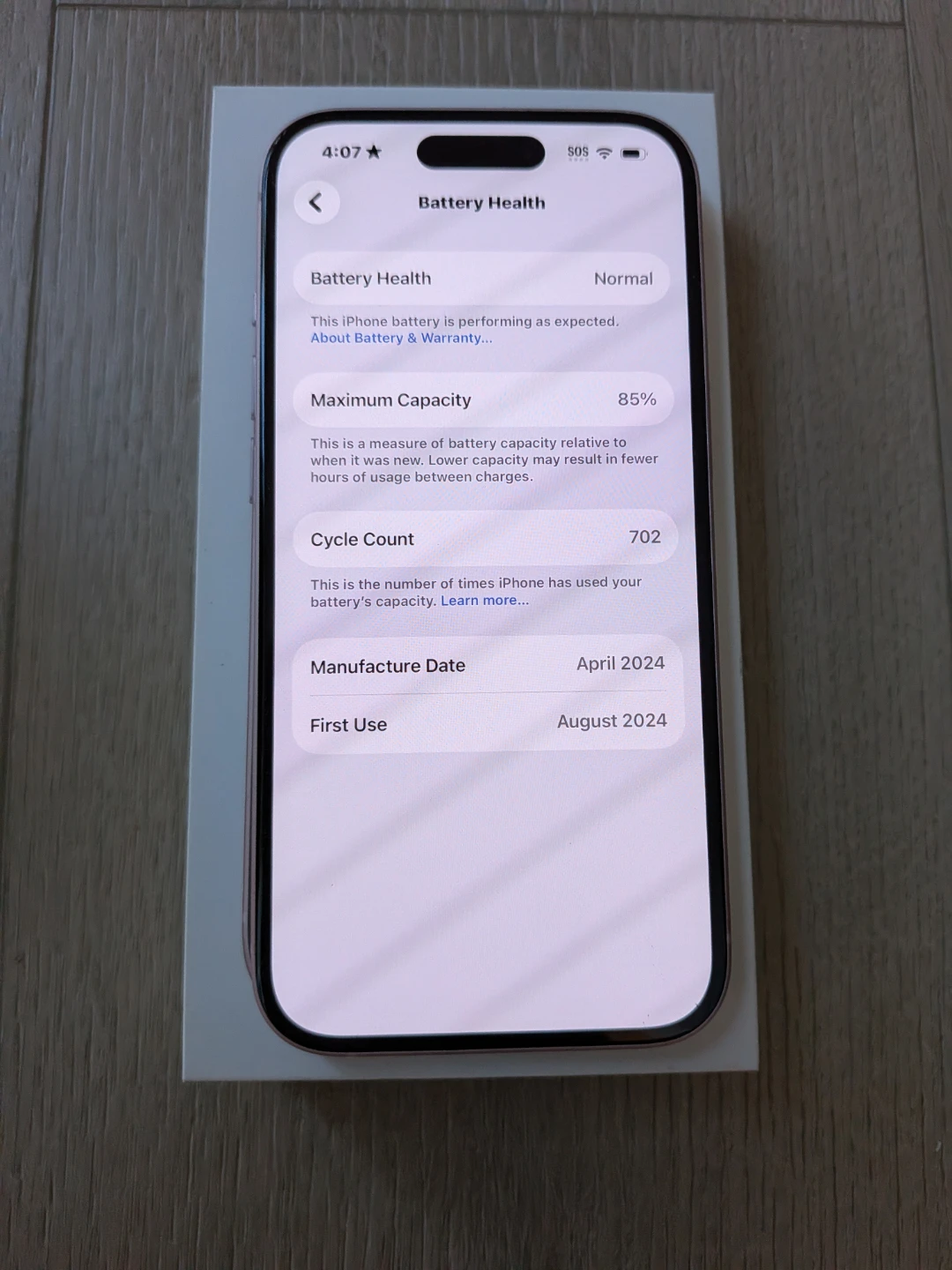 Apple iPhone 15 Pink 128GB - photo 4