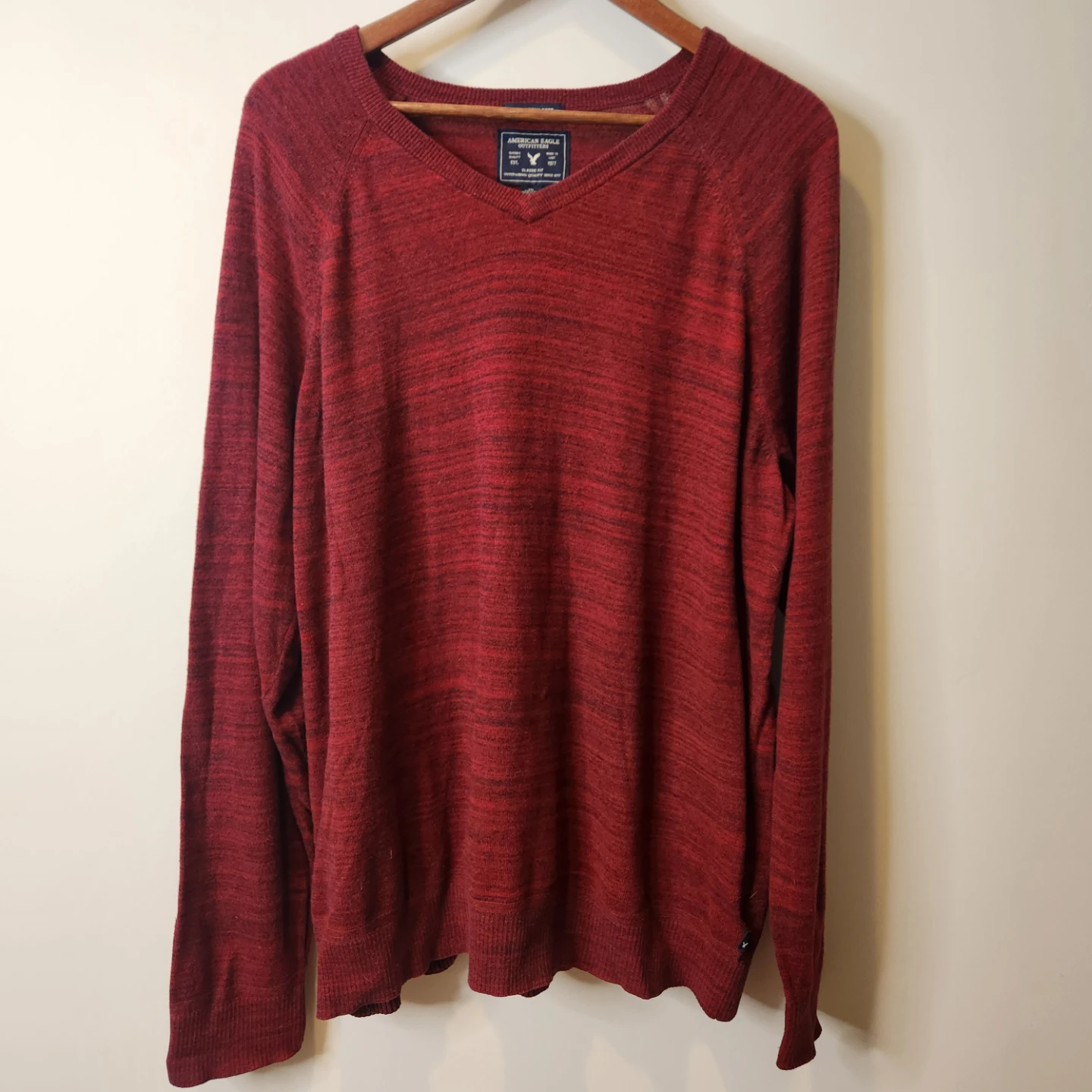 American Eagle Seriously Soft V-Neck Sweater - XXL