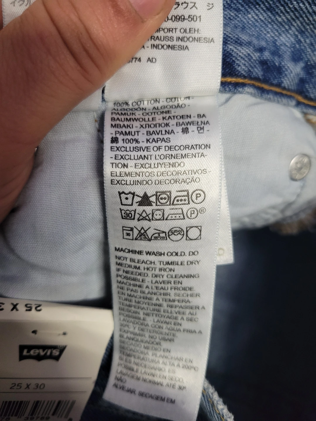 Brand new. Levi's 501 90s Distressed Jeans, size 25×30 (0693) - photo 5