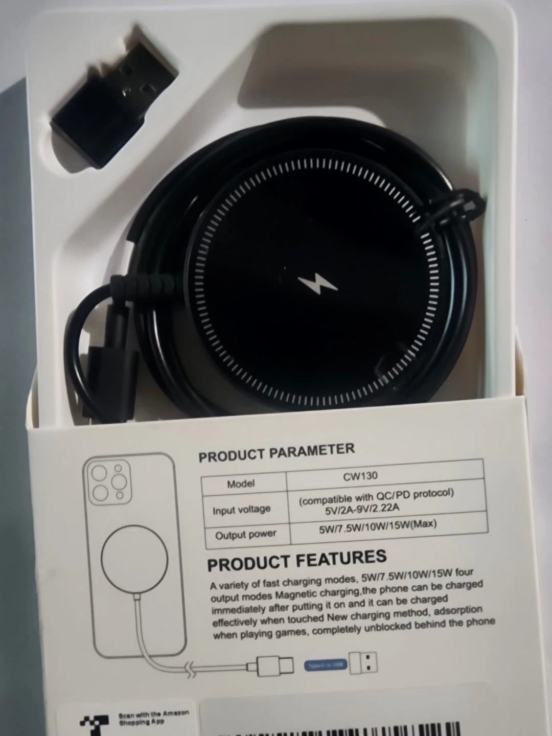 Magnetic Wireless Charger CW130 - photo 5