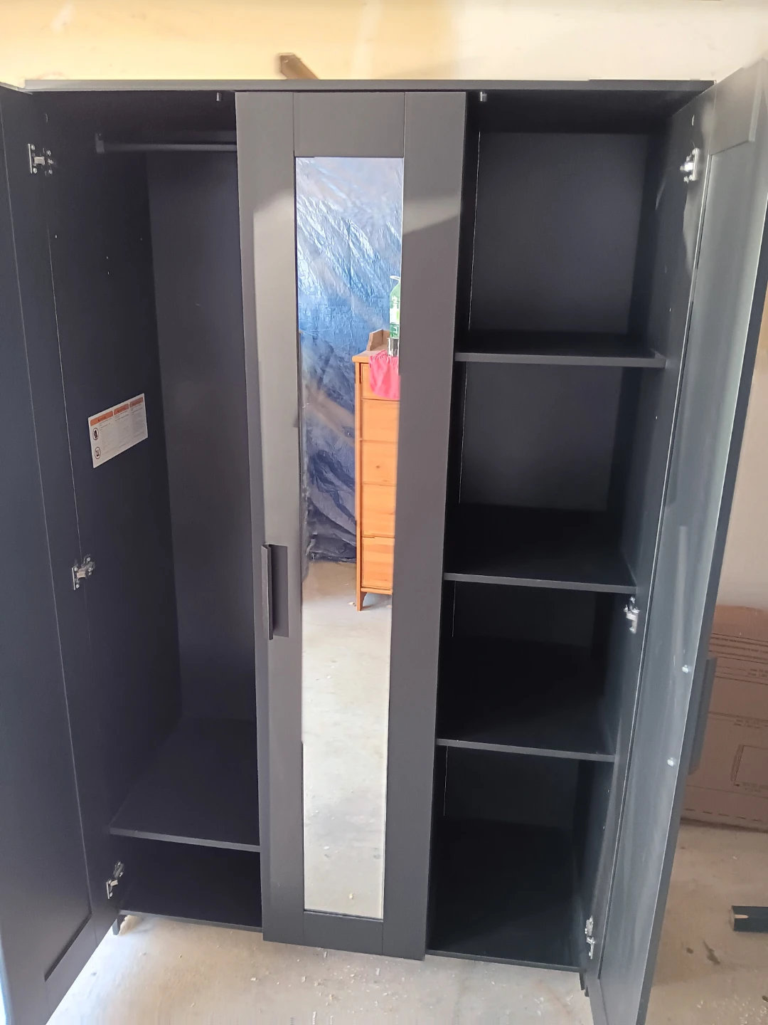 Brimnes Ikea wardrobe 75x46x20 inches, delivery available - photo 5