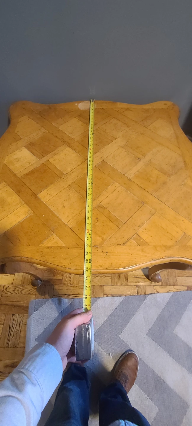 Wooden Dining Table with Parquet Top - photo 4