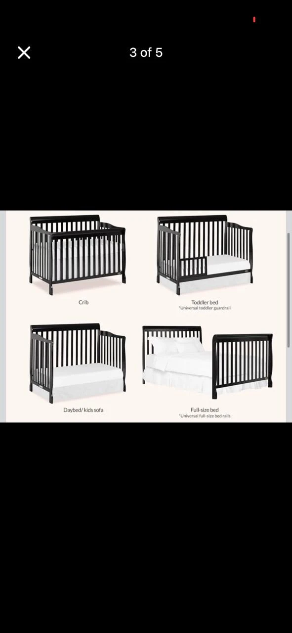 Convertible 4-in-1 Baby Crib