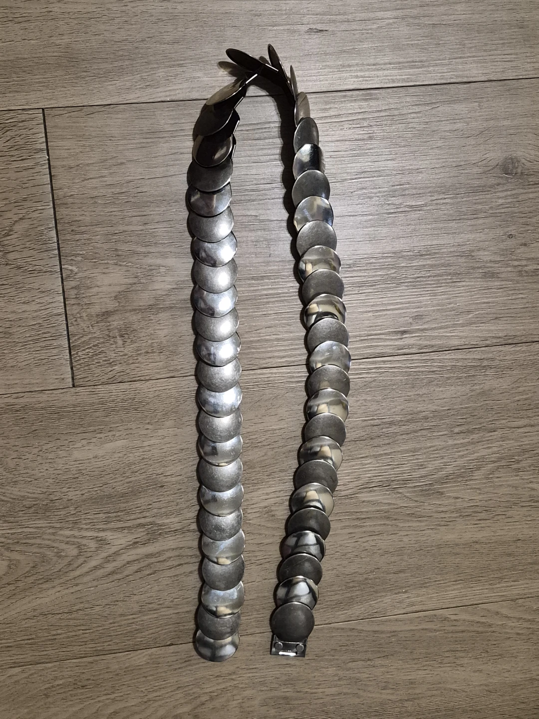 Vintage Metal Disc Elastic Belt