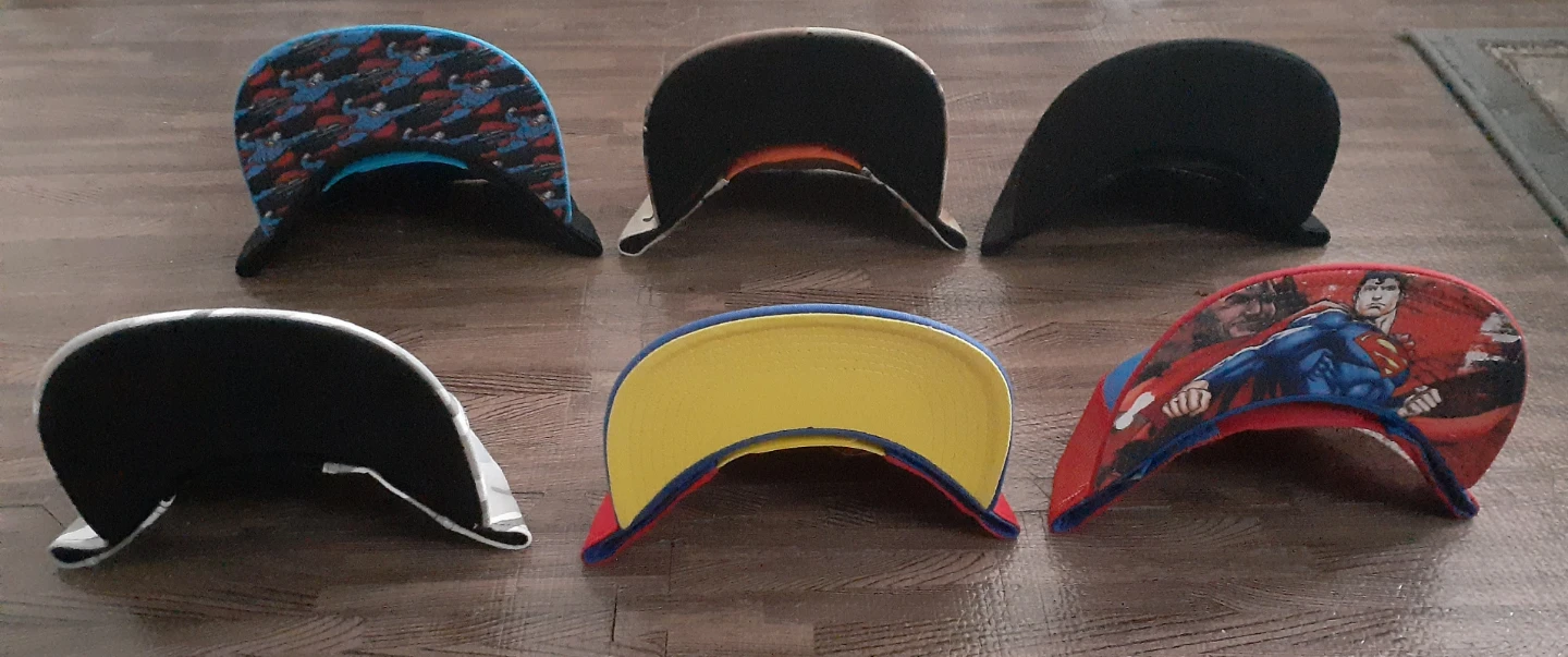 ALL FOR $20 or $5 each BRAND NEW Set of 6 Superman Baseball Caps - photo 2