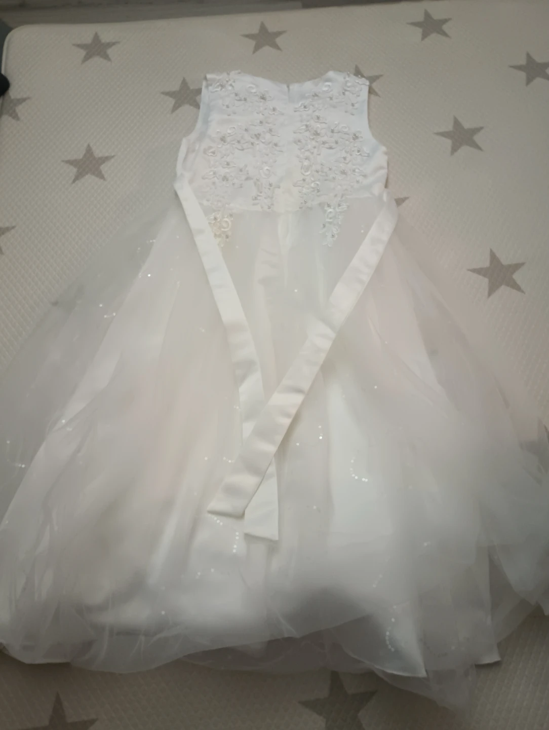 White Floral Lace Occasion Dress - photo 2