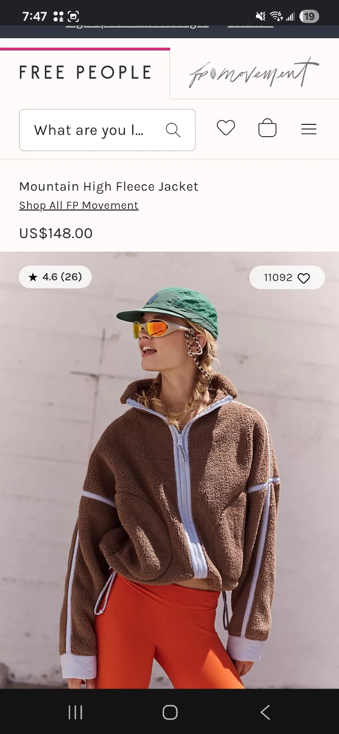 Brand New Free People Movement Mountain High Fleece Jacket S - photo 4