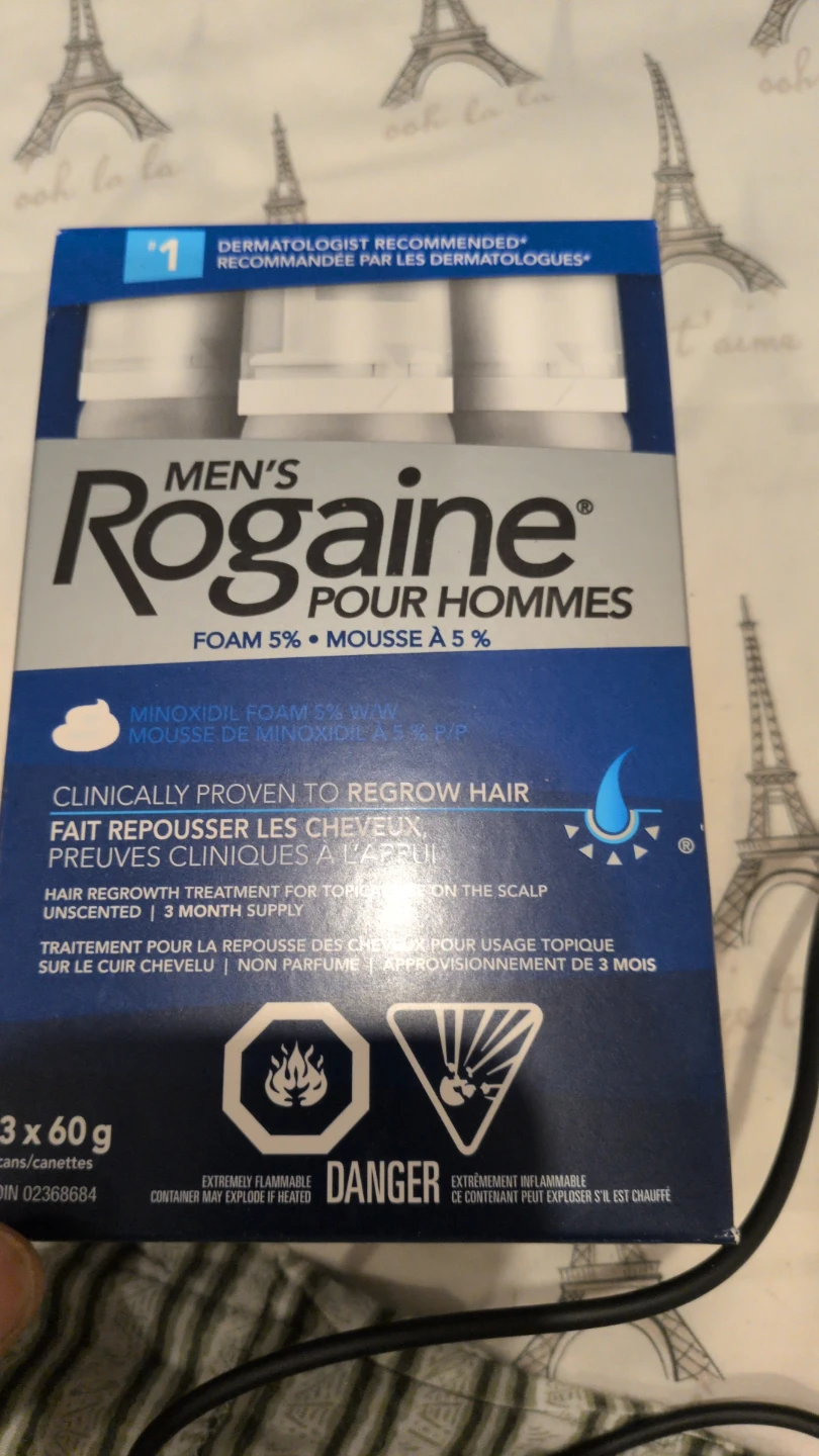 Rogaine Men's Foam 5% 3 Month Supply