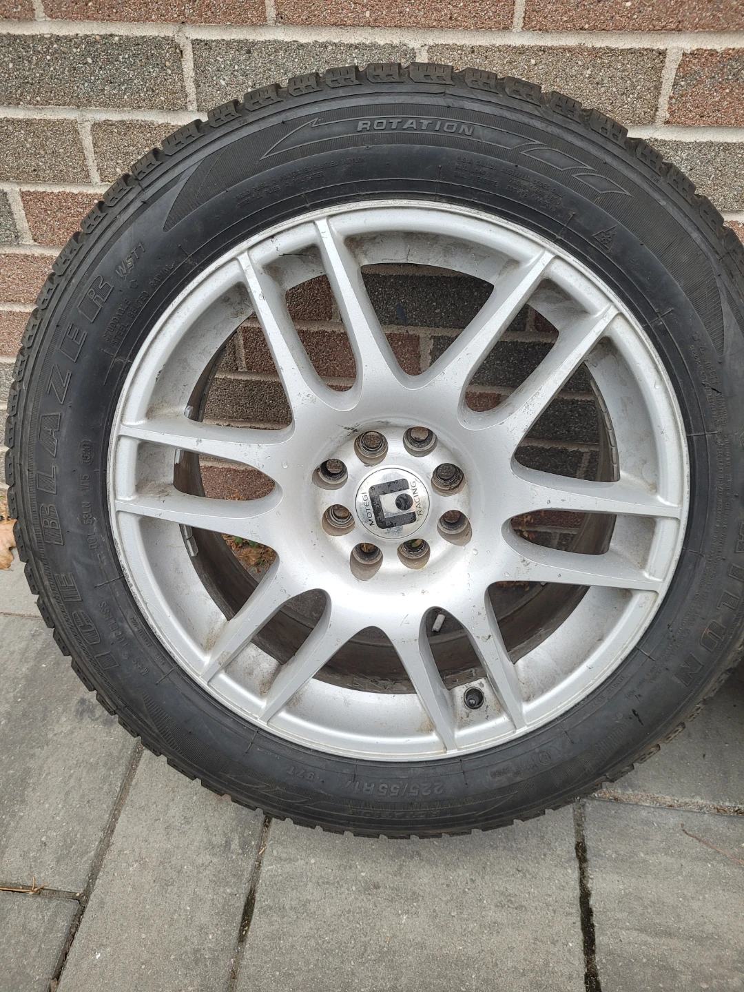 17" Motegi Racing Wheels with Winter Tires - photo 5