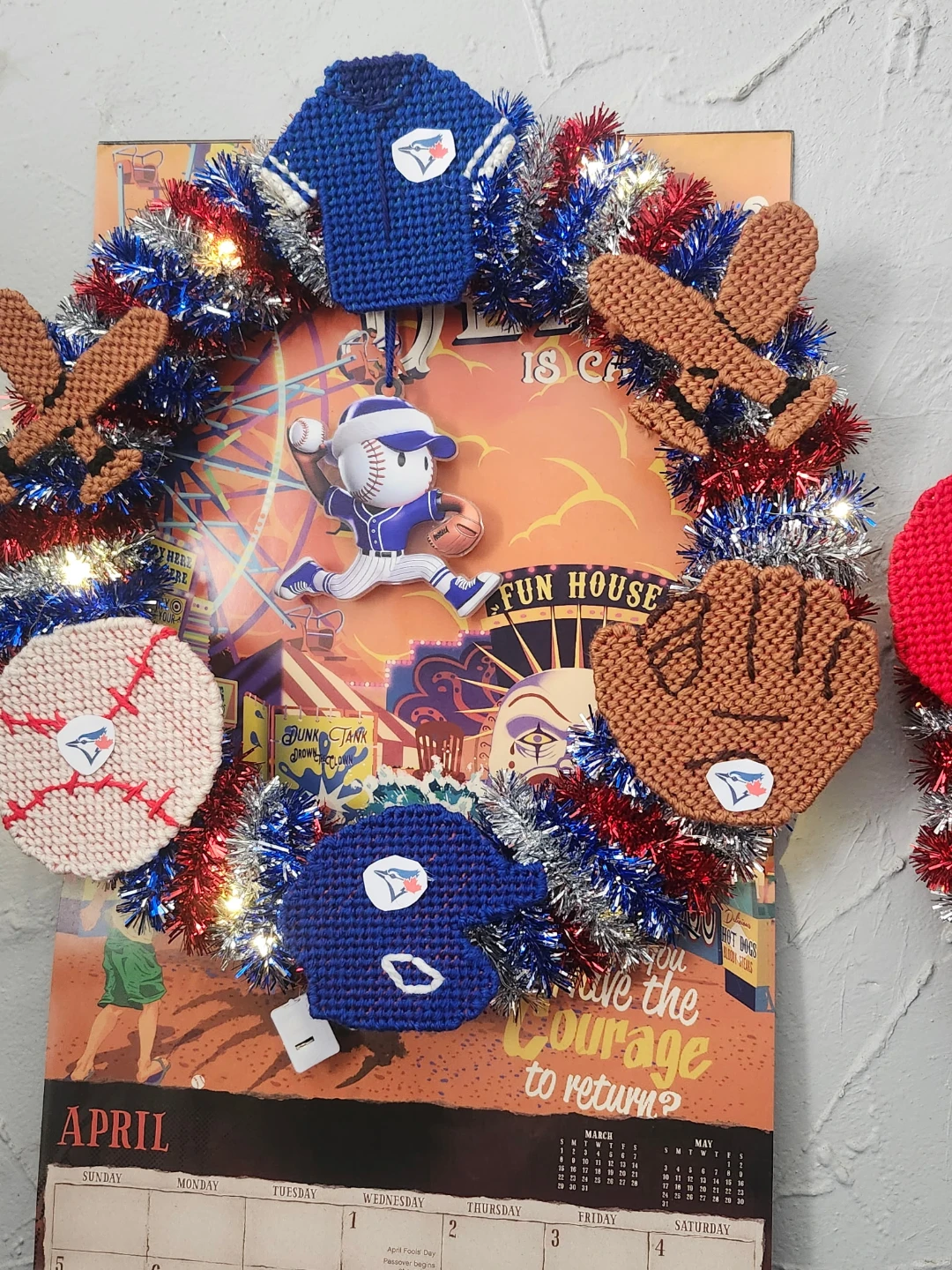 Homemade canvas / wreaths - photo 2