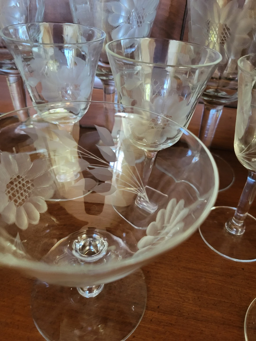 WJ Hughes Cornflower Vintage Crystal Set - photo 3