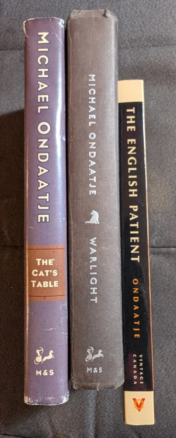 Michael Ondaatje 3 Book Collection