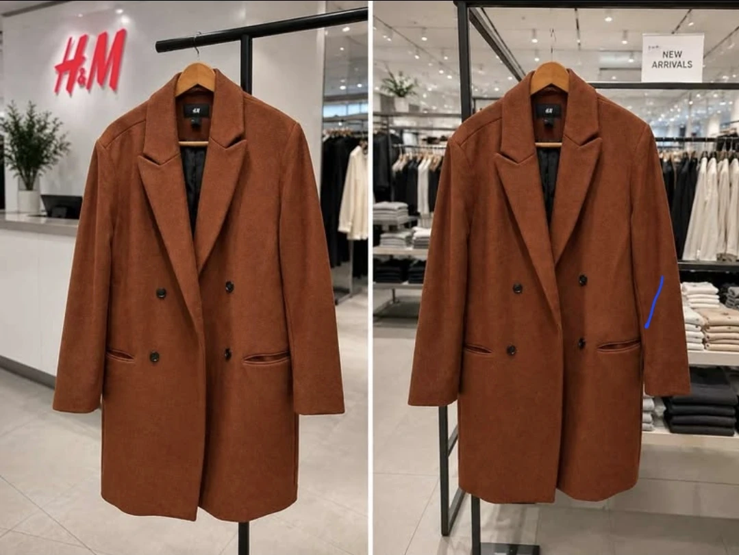 H&M Double-Breasted Coat