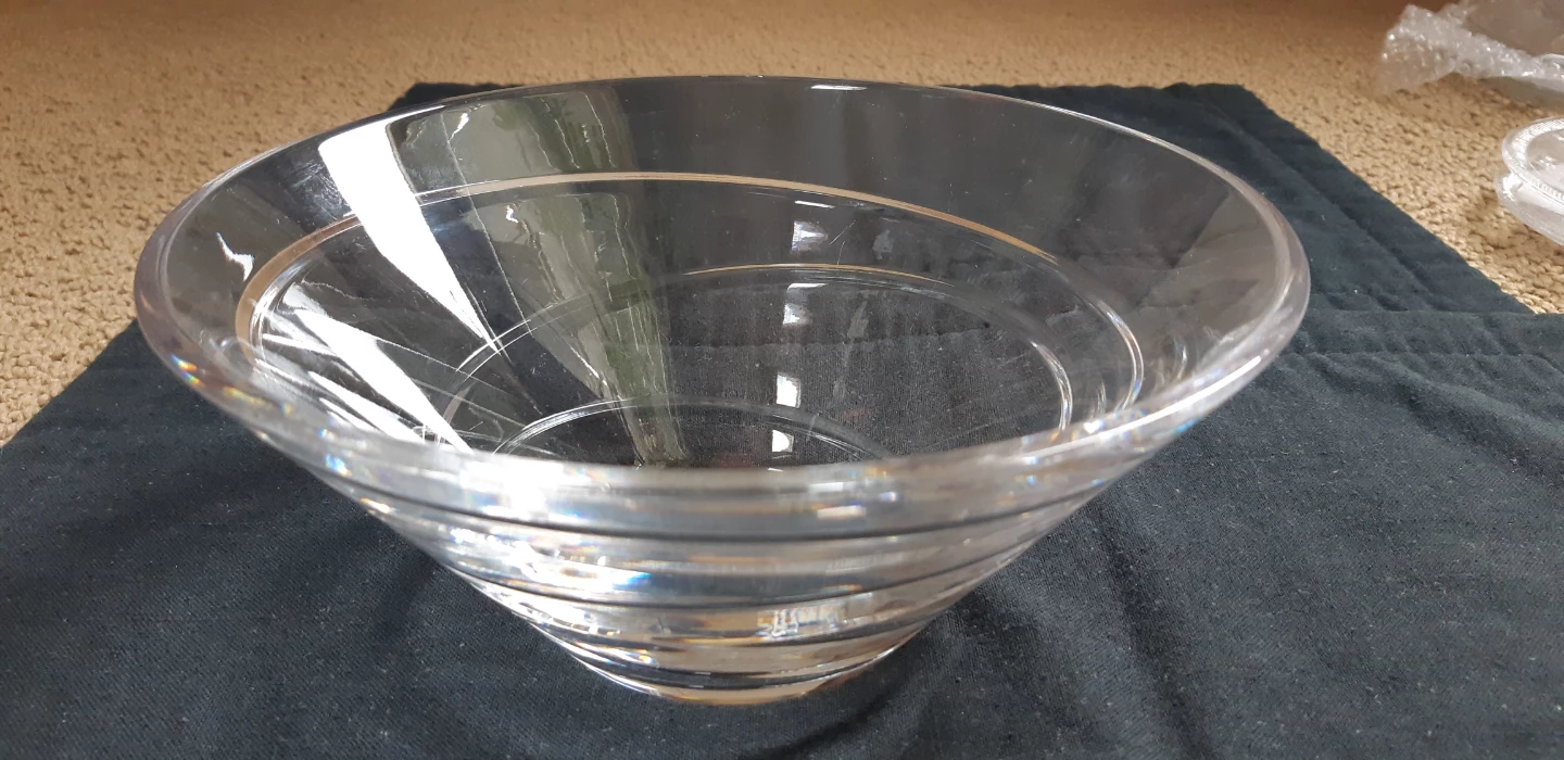 Large Atlantis Crystal Bowl