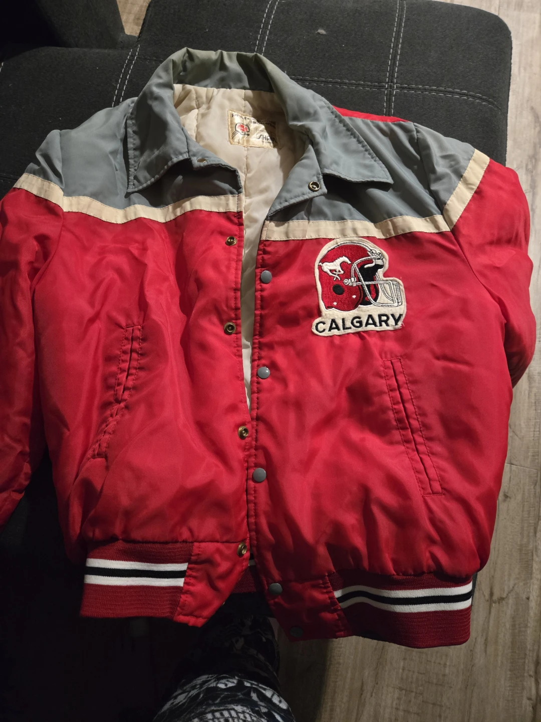 Vintage Calgary Stampeders CFL Jacket