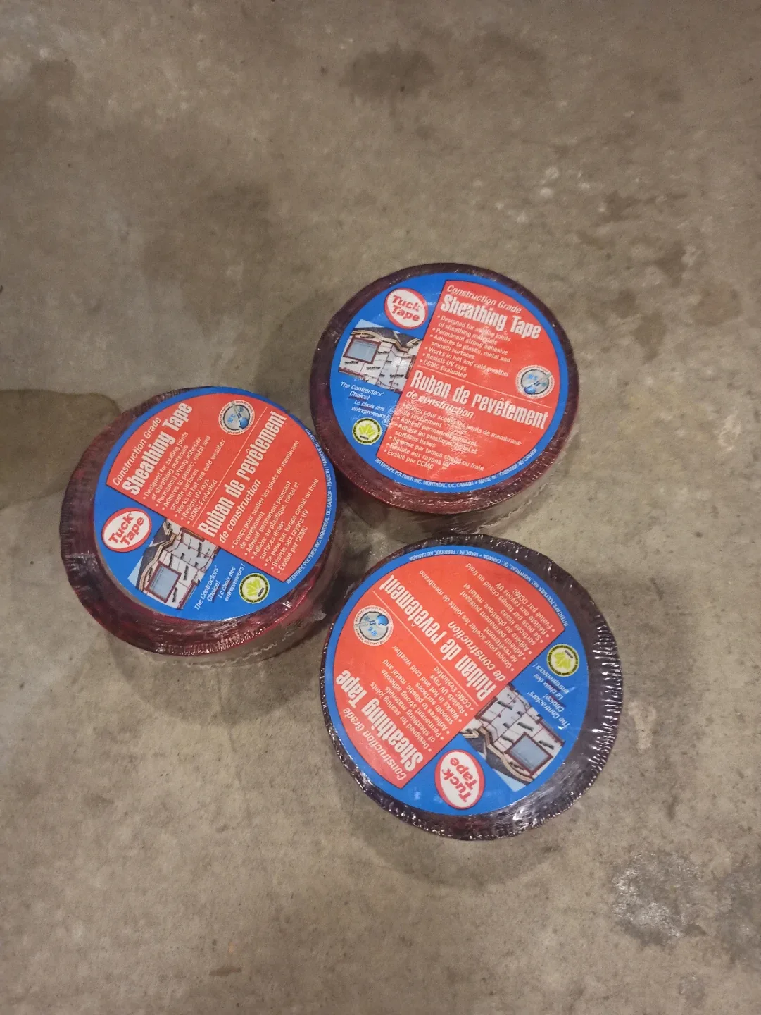 Sheathing Red  tuck tape
