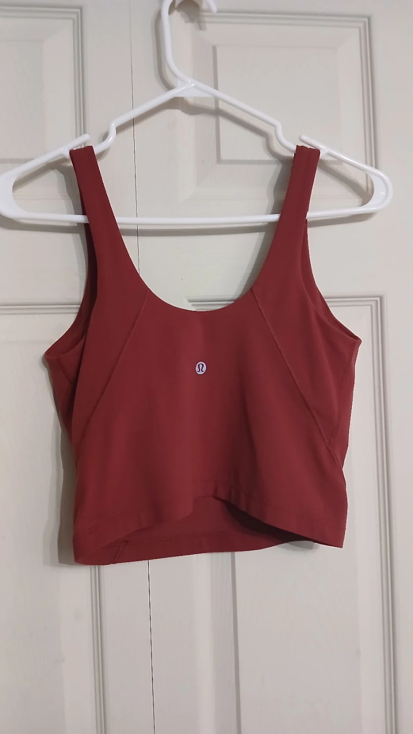 Lululemon Align tank top burgundy, size 6 - photo 4