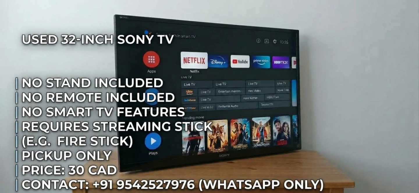 32-inch Sony TV