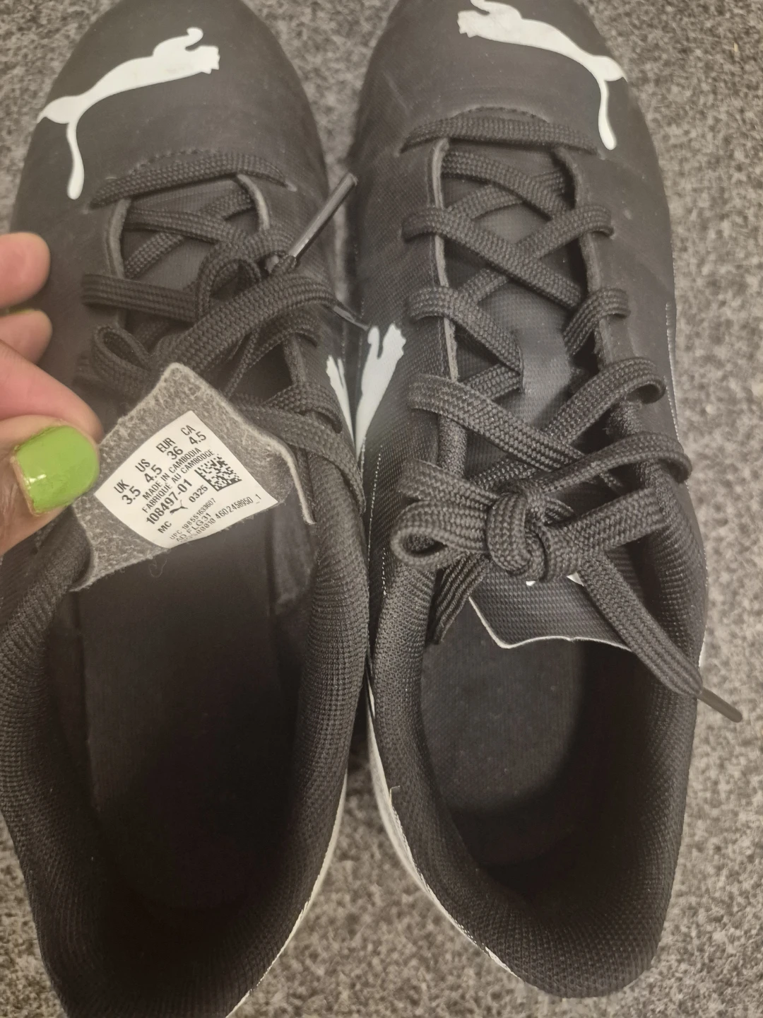 Puma Soccer Turf Cleats Black Size US 4.5 - photo 2