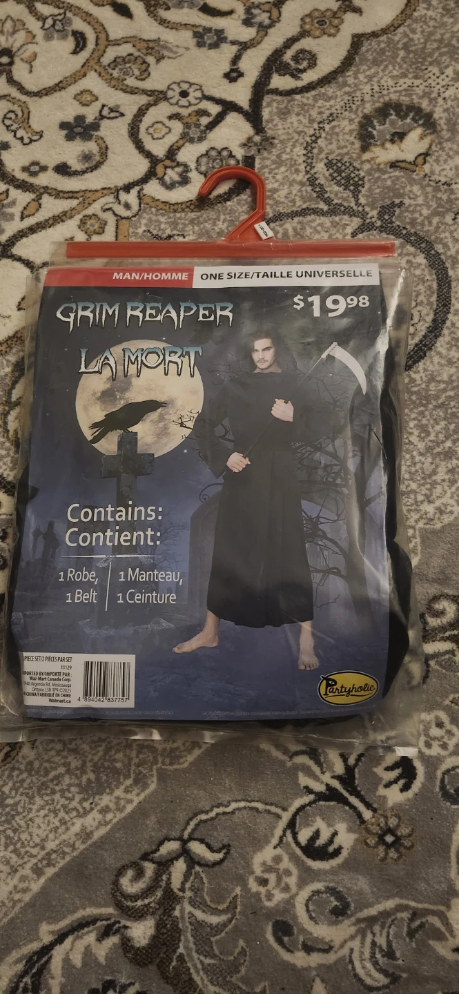 Partyholic Grim Reaper Costume One-Size