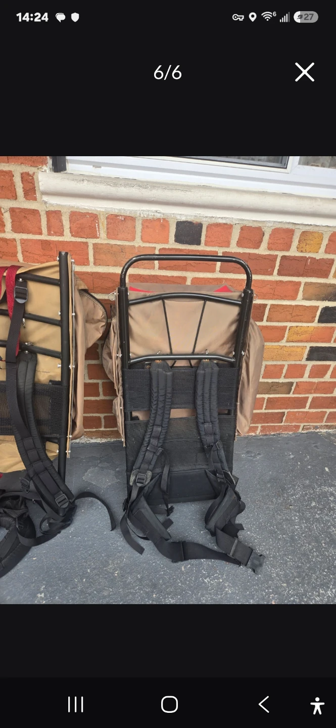 Two Vintage Kelty External Frame Backpacks - photo 5