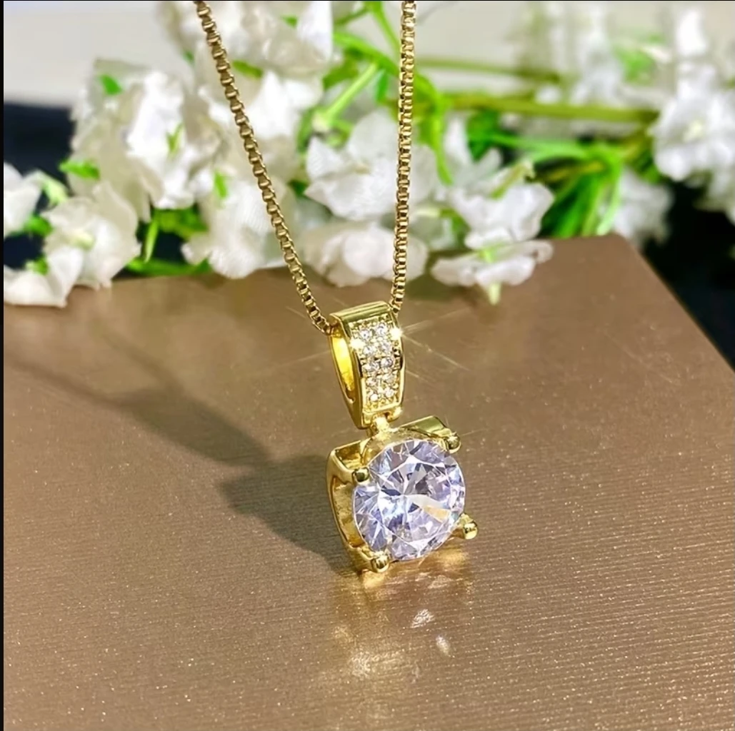 Solitaire Pendant Necklace - photo 4