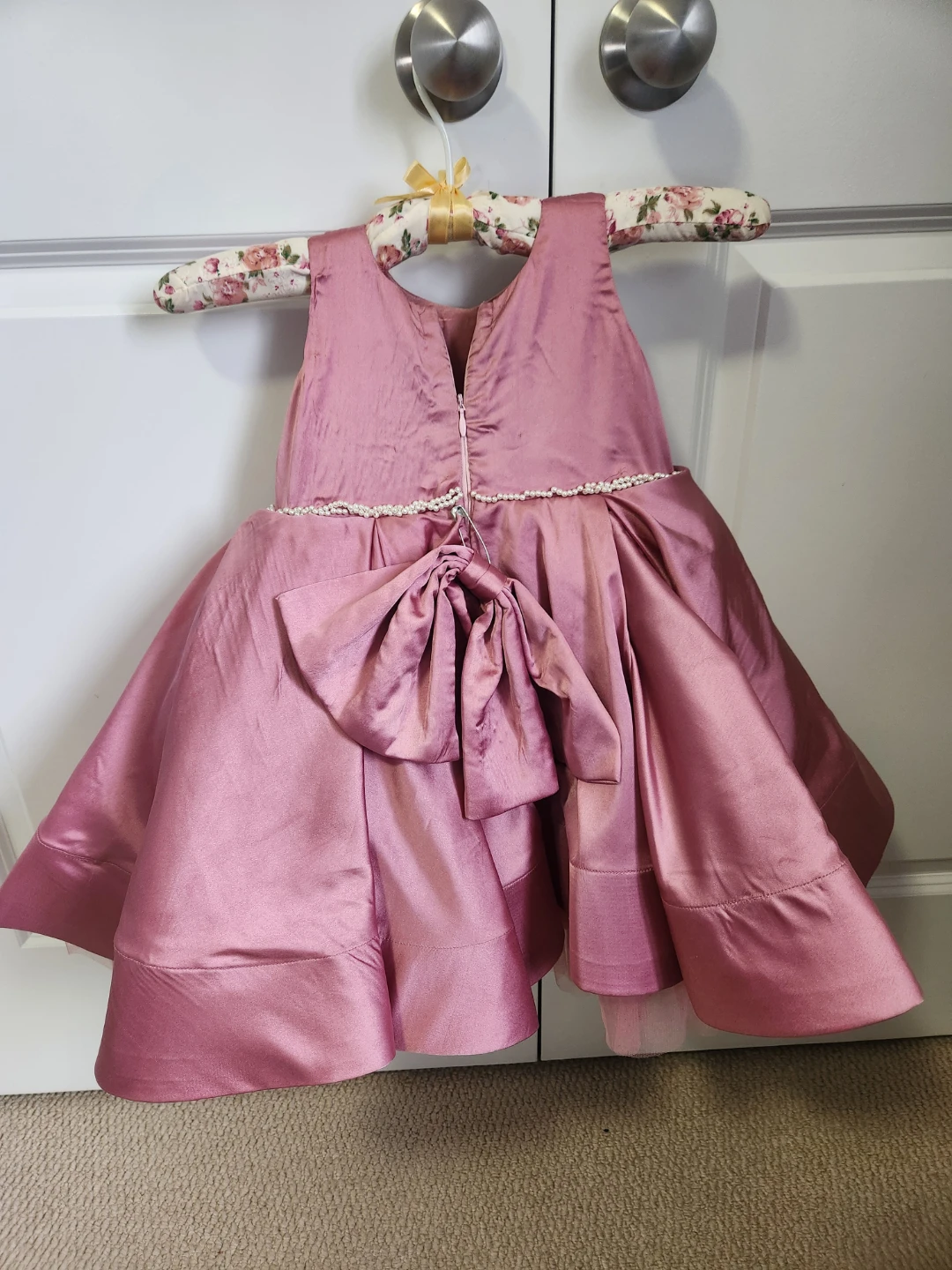 Girls Pink Formal Dress First Birthday dress - photo 3