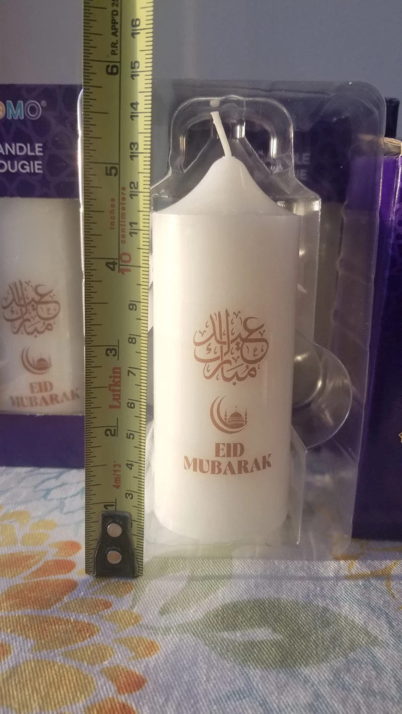 Tomo Eid Mubarak Candle and Holder Set - photo 5