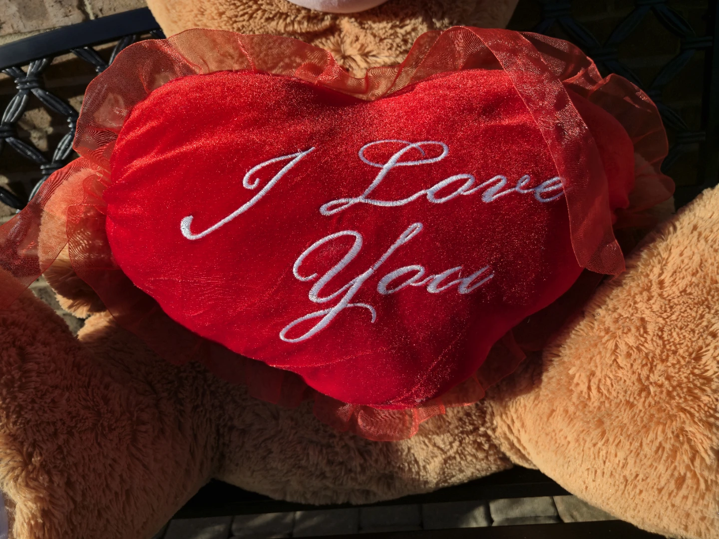 36" Giant I Love You Teddy Bear - photo 2