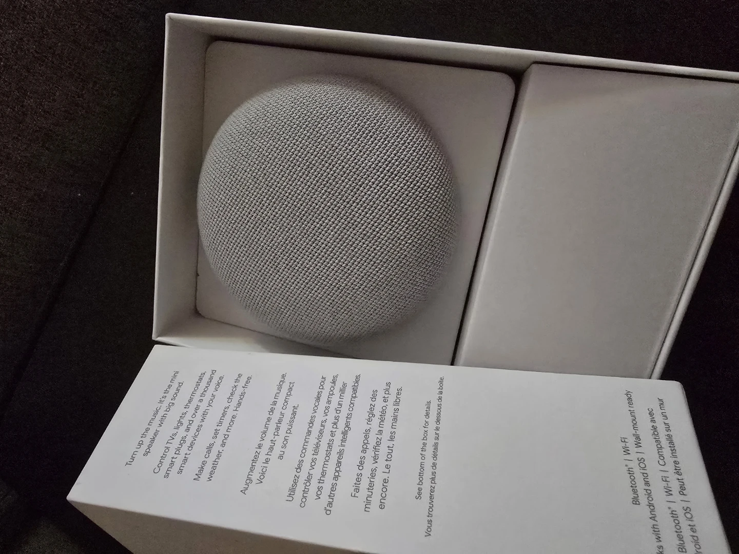 Google Nest Mini 2nd Generation open box - photo 2