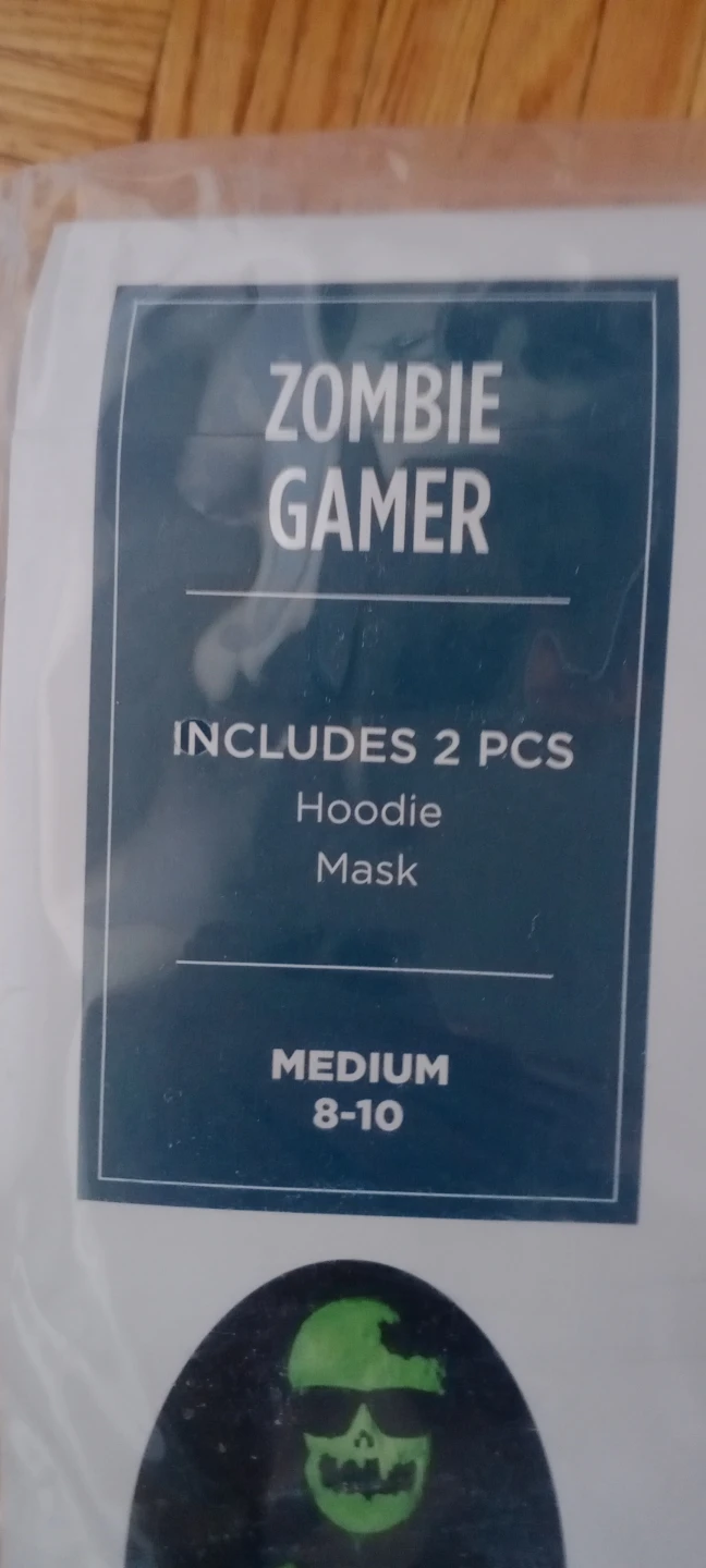 Zombie Gamer Glow-in-the-Dark Costume - photo 2