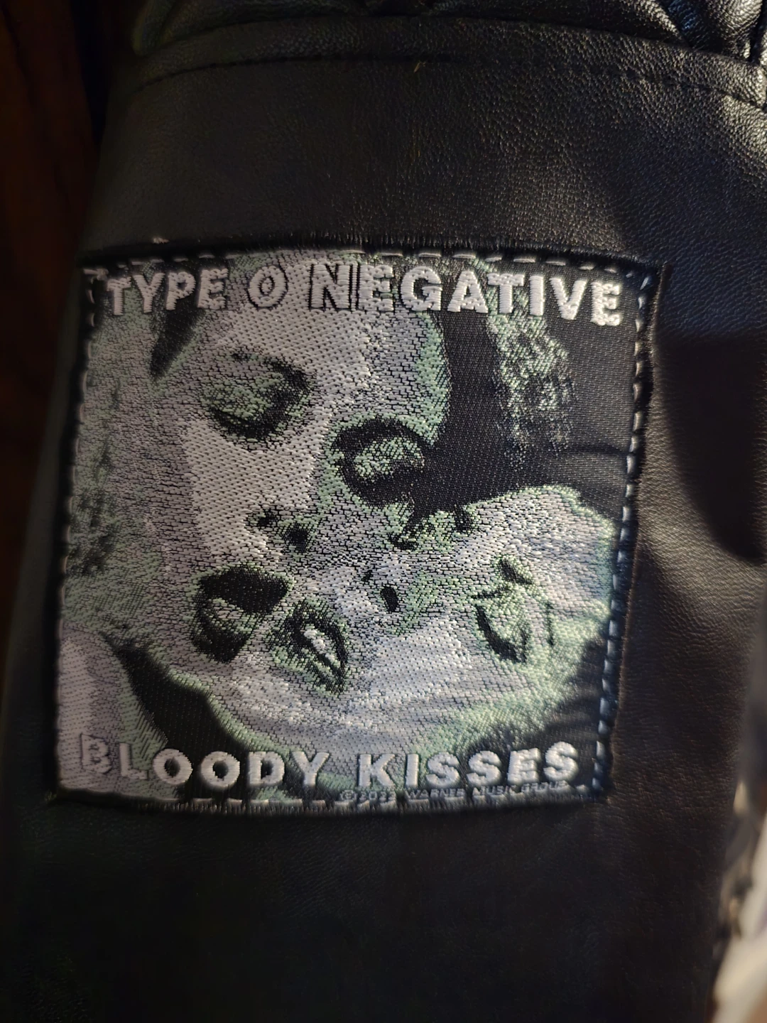 One-of-a-kind Type O Negative Faux Leather, Faux Fur Jacket - photo 4