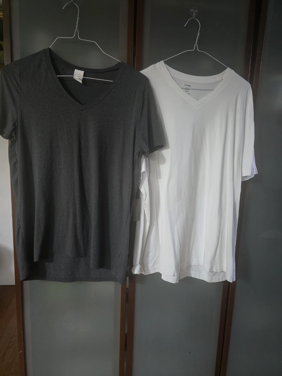 Women Two V-Neck T-Shirts