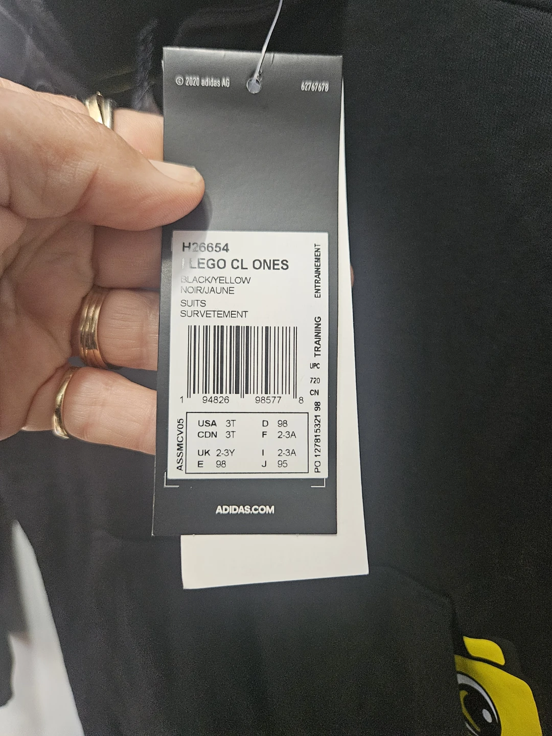 Adidas x LEGO Toddler Suit Size 3T - photo 4
