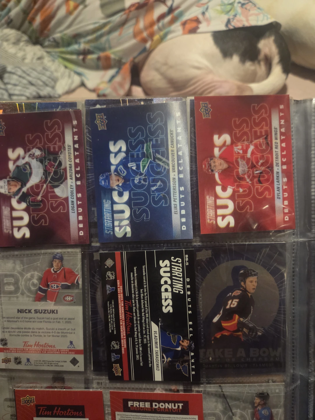 Upper Deck Tim Hortons 2024-2025 NHL Starting Success Cards