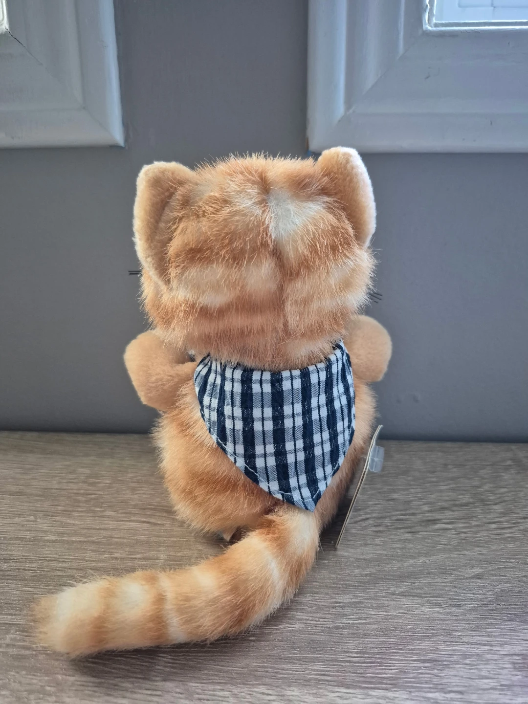 Vintage NICI Orange Tabby Cat Plush - New With Tags Collectible - photo 2