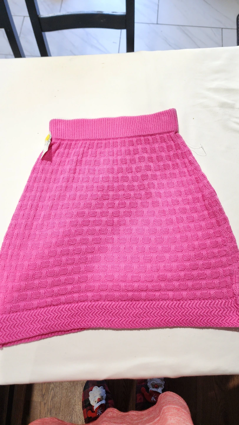 Pink Knit Mini Skirt - photo 2
