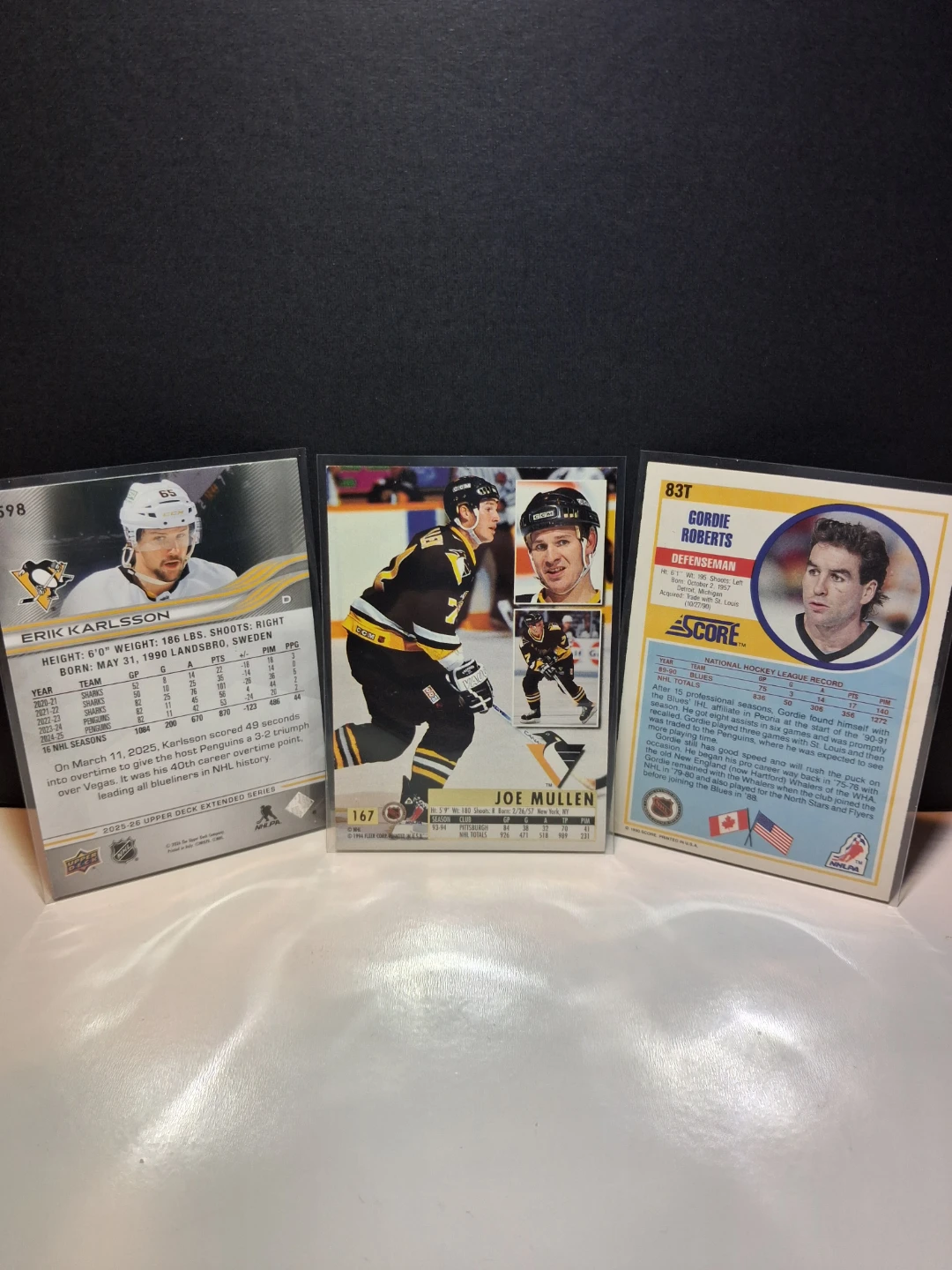Pittsburgh Penguins Hockey Cards Lot of 3 - photo 2