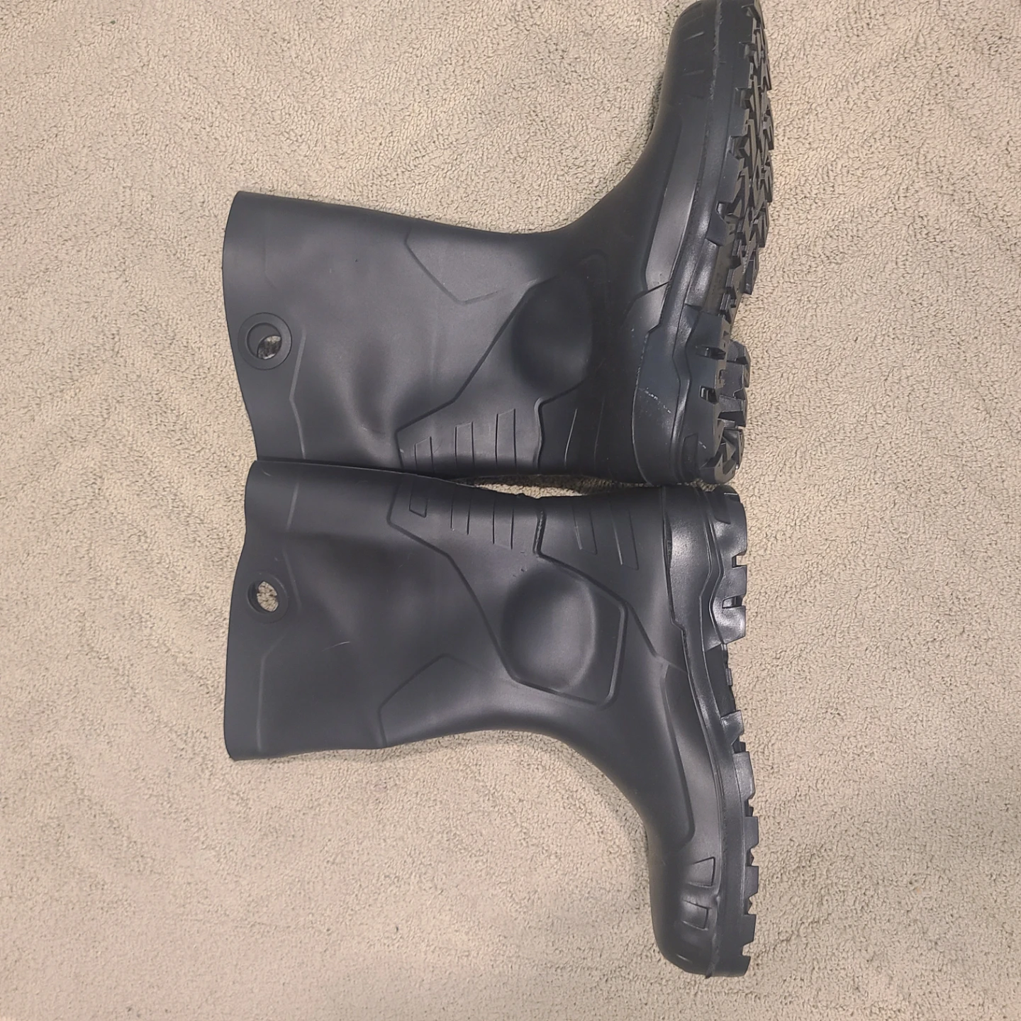 Dunlop Black Rubber Steel Toed Boots Size 15 - photo 2