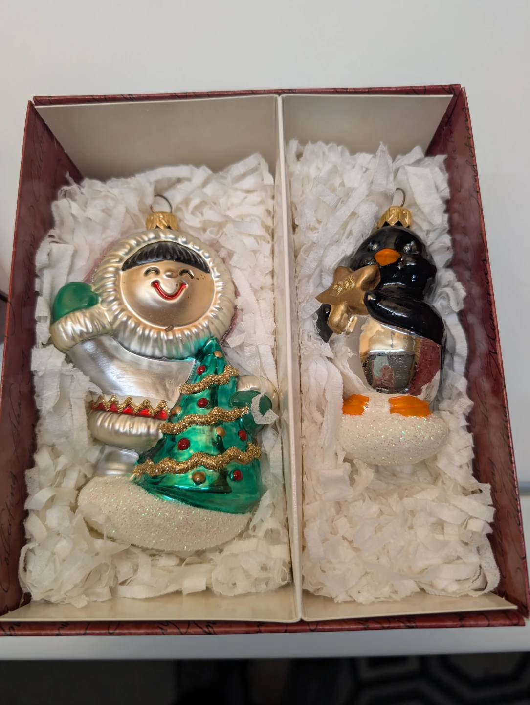 Hallmark Frosty Friends Blown Glass Ornaments - photo 2