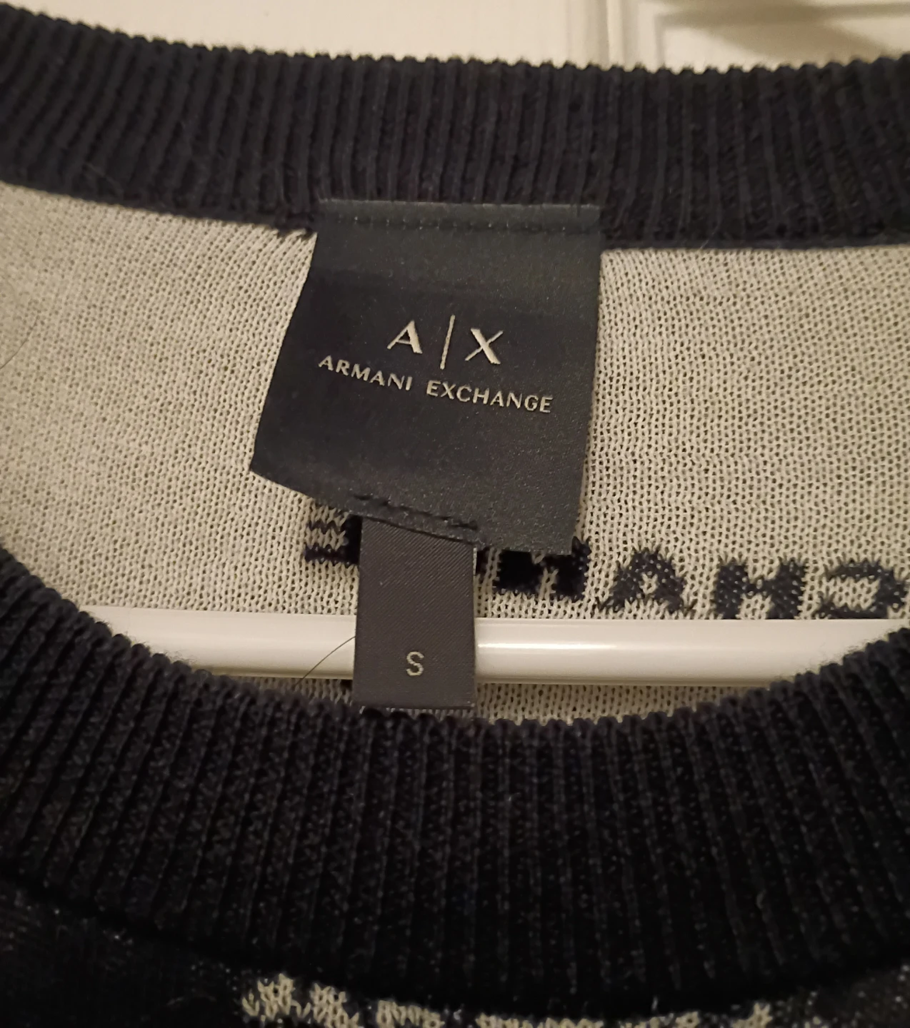 Armani Exchange mens  Logo Sweater size small - photo 2