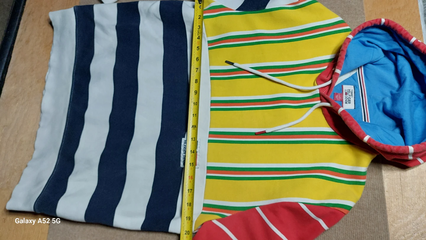 Vintage Tommy Hilfiger Denim Multi-coloured Striped Hoodie - photo 2