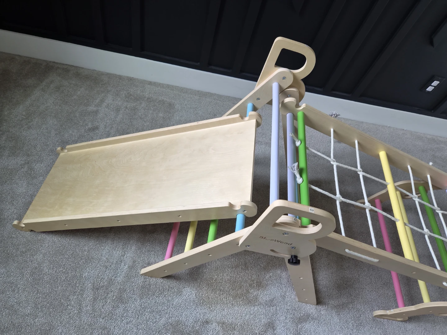 BlueWood 8 in 1 Pikler Triangle Climbing Set - photo 3