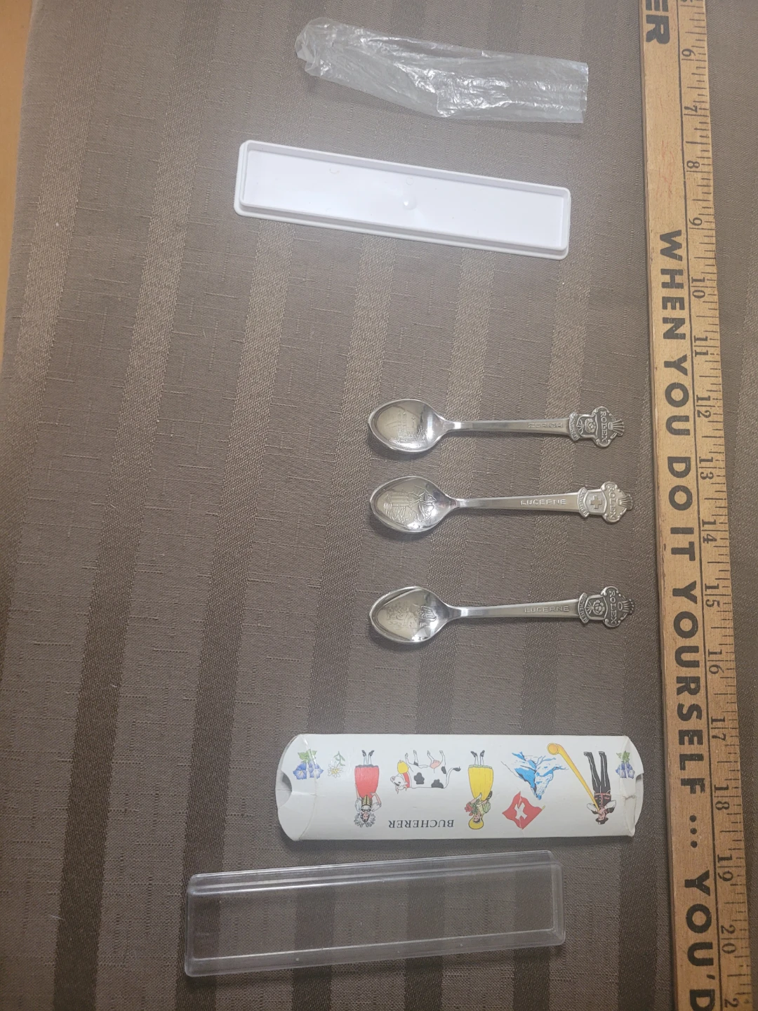 3 x Rolex Bucherer collectible spoons