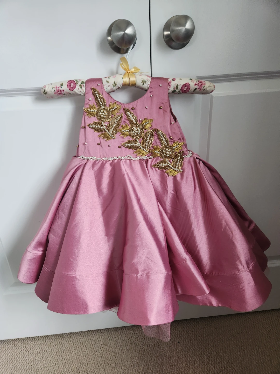 Girls Pink Formal Dress First Birthday dress - photo 2